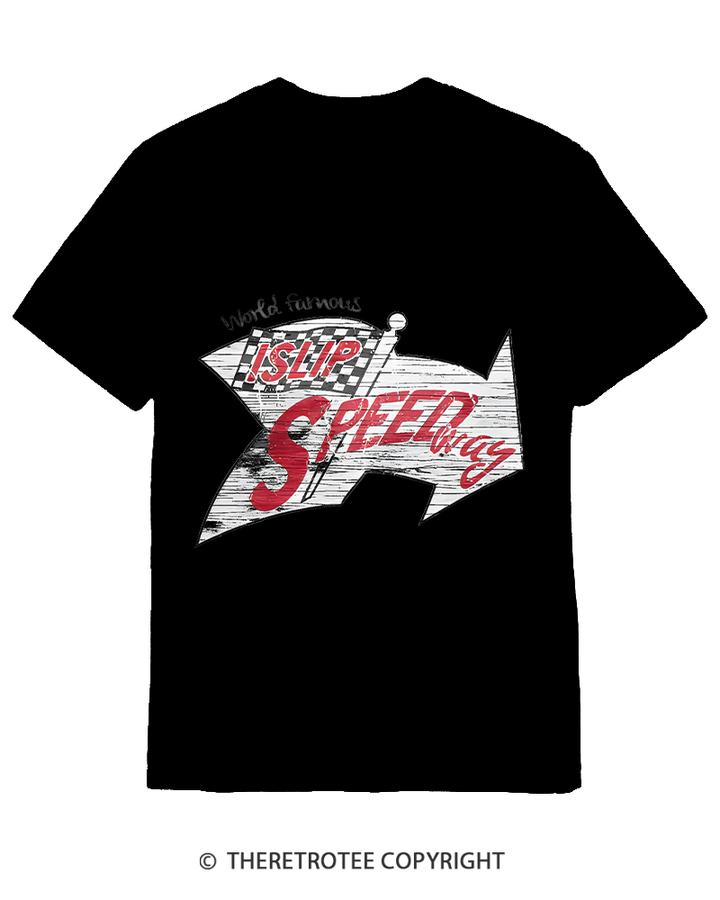 TheRetroTee Islip Speedway 1960s Cotton T-Shirt