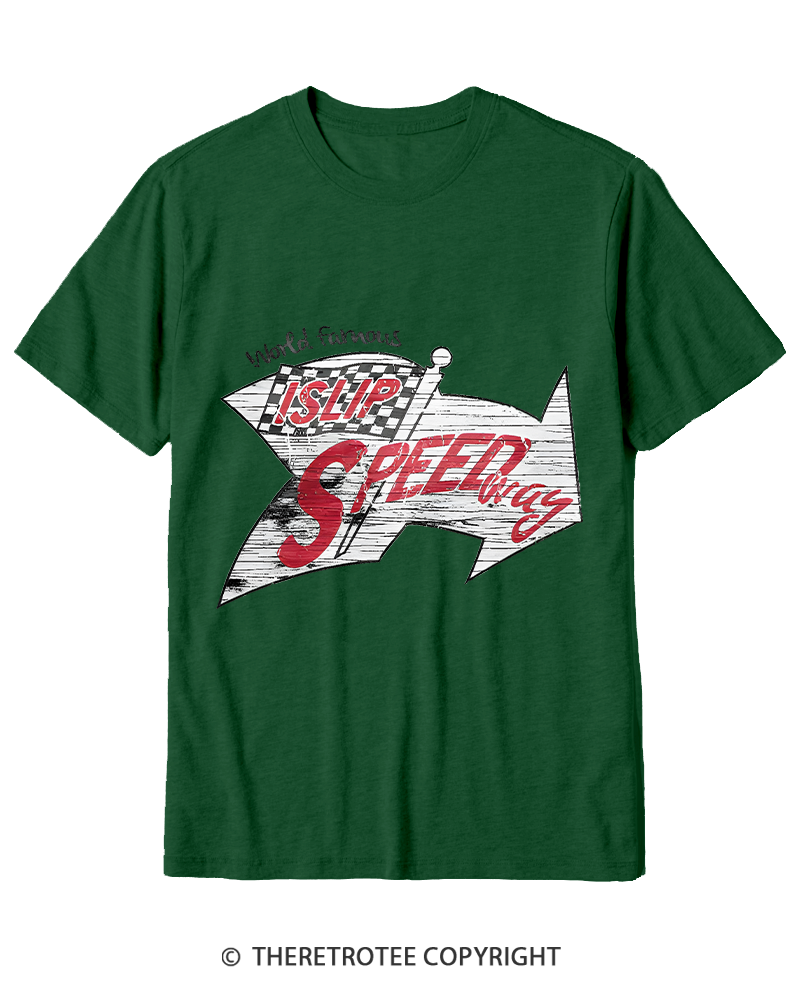 TheRetroTee Islip Speedway 1960s Cotton T-Shirt