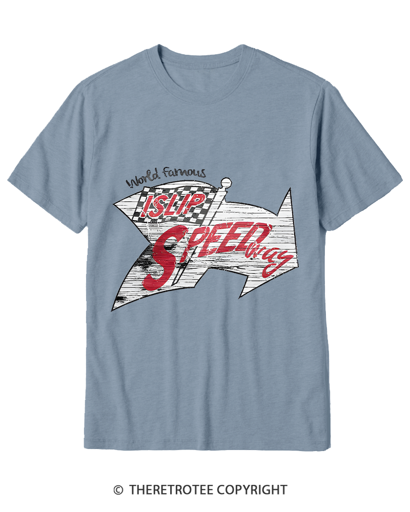 TheRetroTee Islip Speedway 1960s Cotton T-Shirt