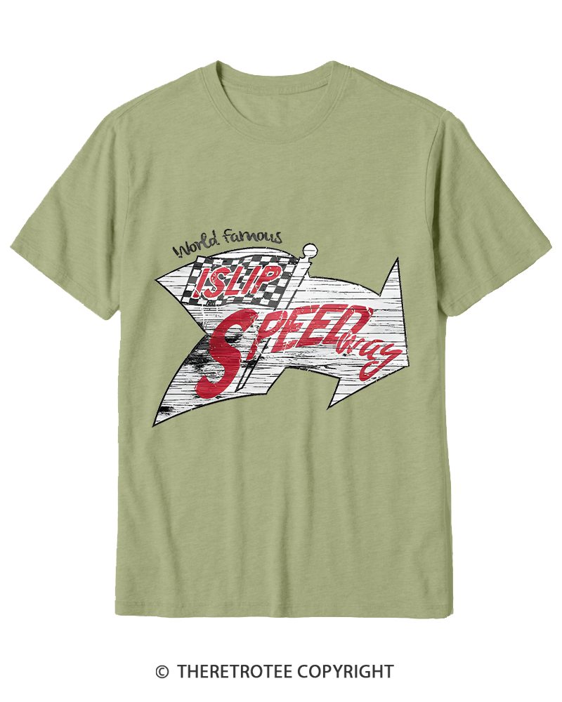 TheRetroTee Islip Speedway 1960s Cotton T-Shirt