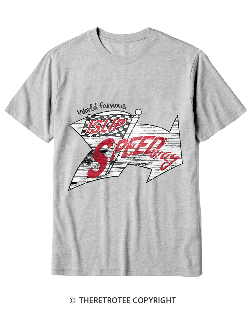 TheRetroTee Islip Speedway 1960s Cotton T-Shirt