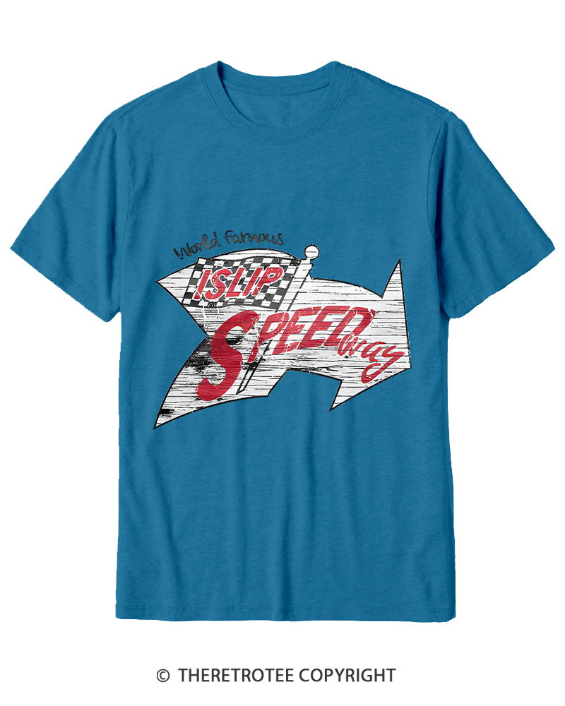 TheRetroTee Islip Speedway 1960s Cotton T-Shirt