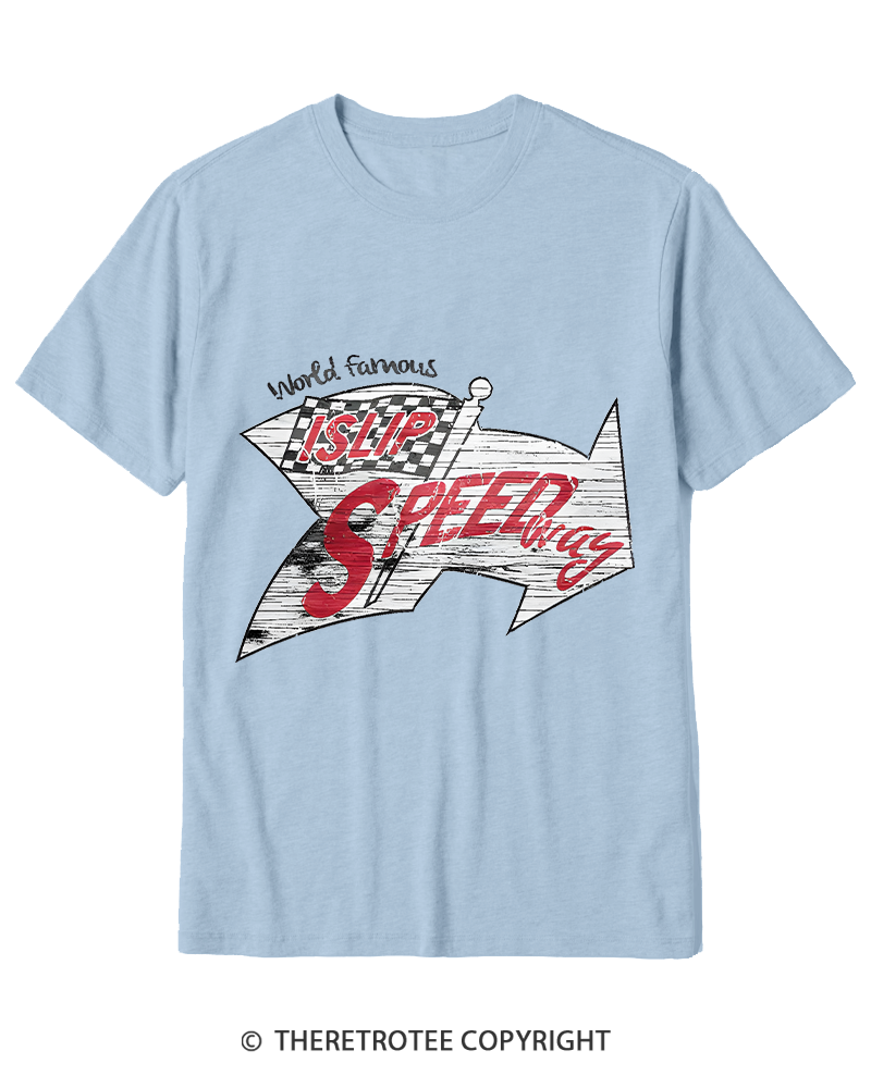 TheRetroTee Islip Speedway 1960s Cotton T-Shirt