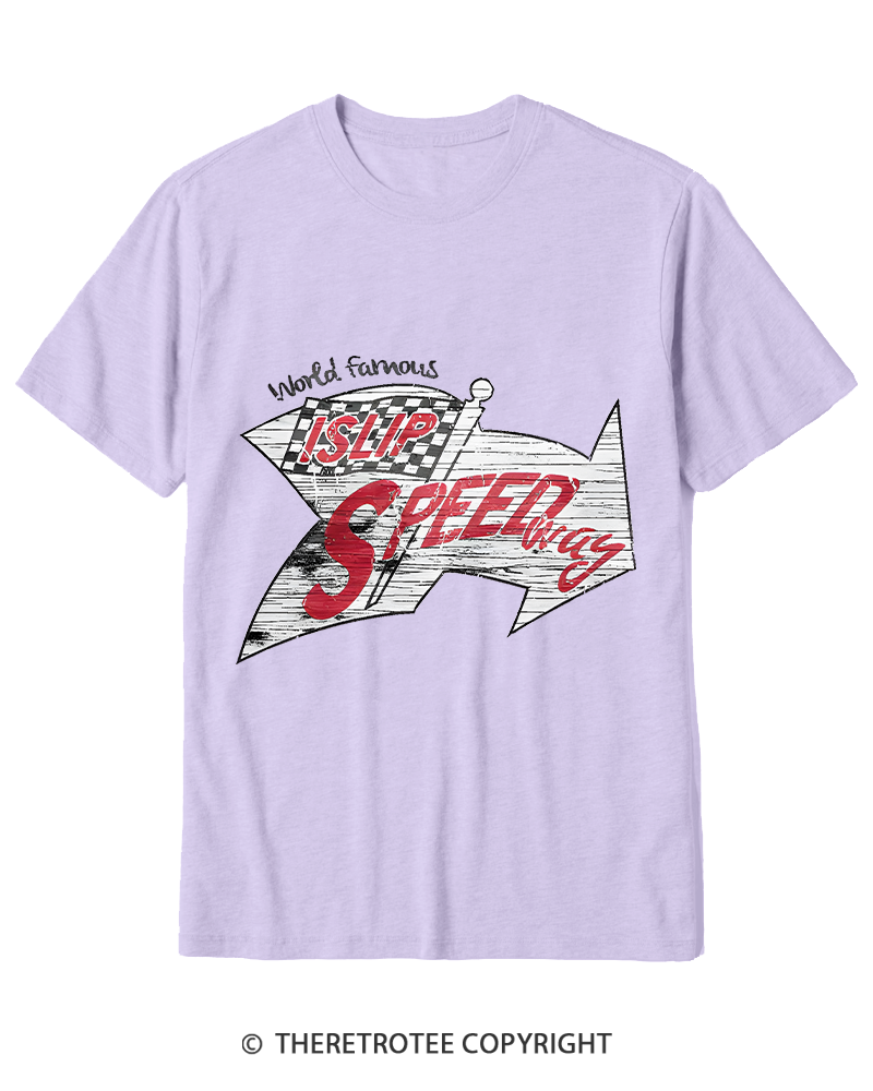 TheRetroTee Islip Speedway 1960s Cotton T-Shirt