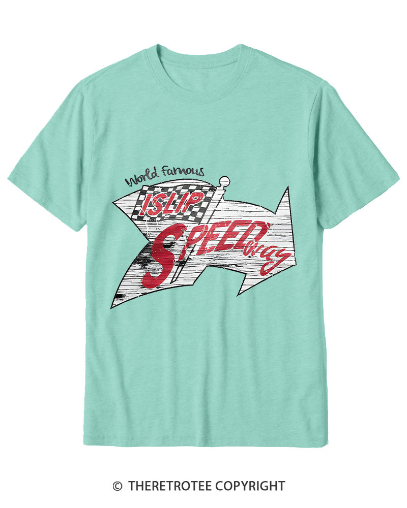 TheRetroTee Islip Speedway 1960s Cotton T-Shirt