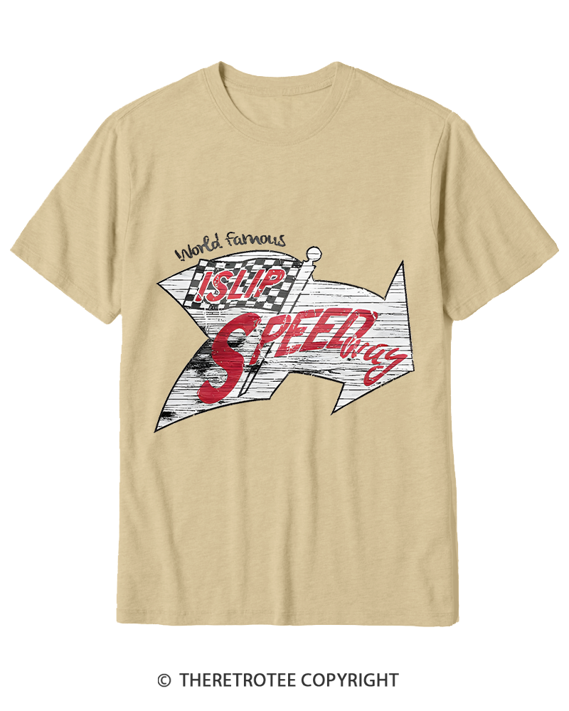 TheRetroTee Islip Speedway 1960s Cotton T-Shirt