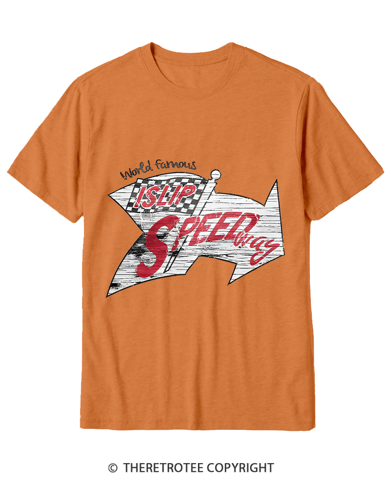 TheRetroTee Islip Speedway 1960s Cotton T-Shirt
