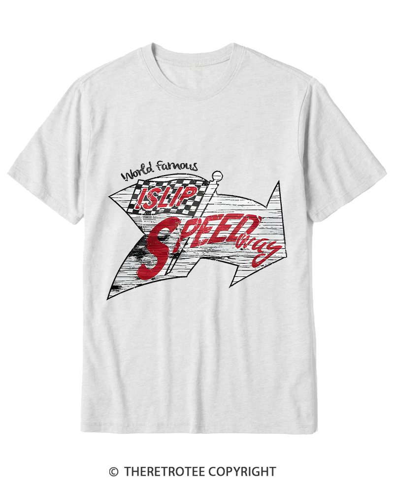 TheRetroTee Islip Speedway 1960s Cotton T-Shirt