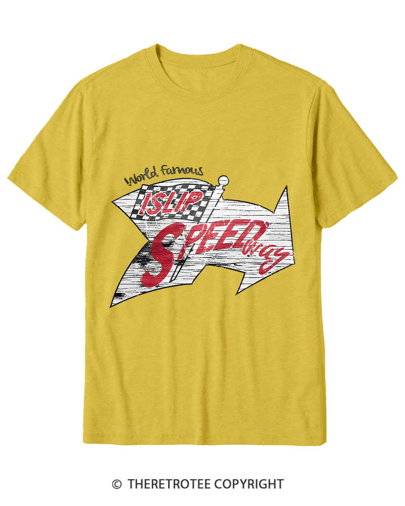 TheRetroTee Islip Speedway 1960s Cotton T-Shirt