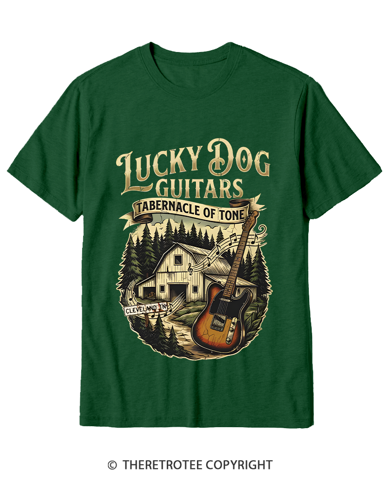 TheRetroTee Classic Guitars Cotton T-Shirt