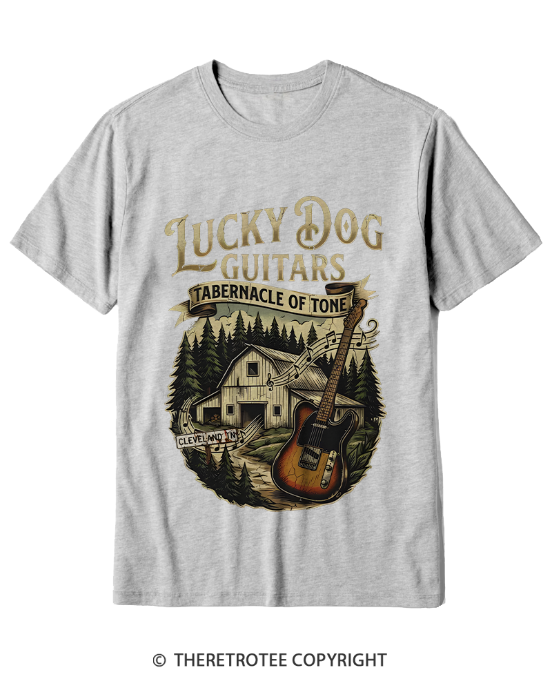 TheRetroTee Classic Guitars Cotton T-Shirt