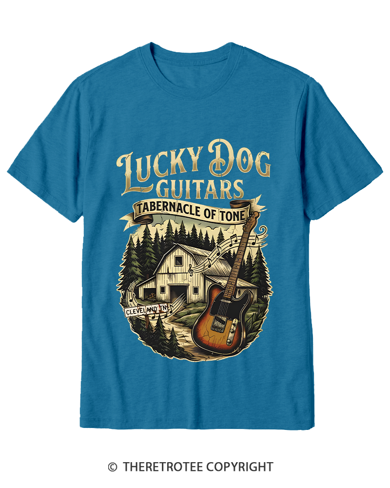 TheRetroTee Classic Guitars Cotton T-Shirt