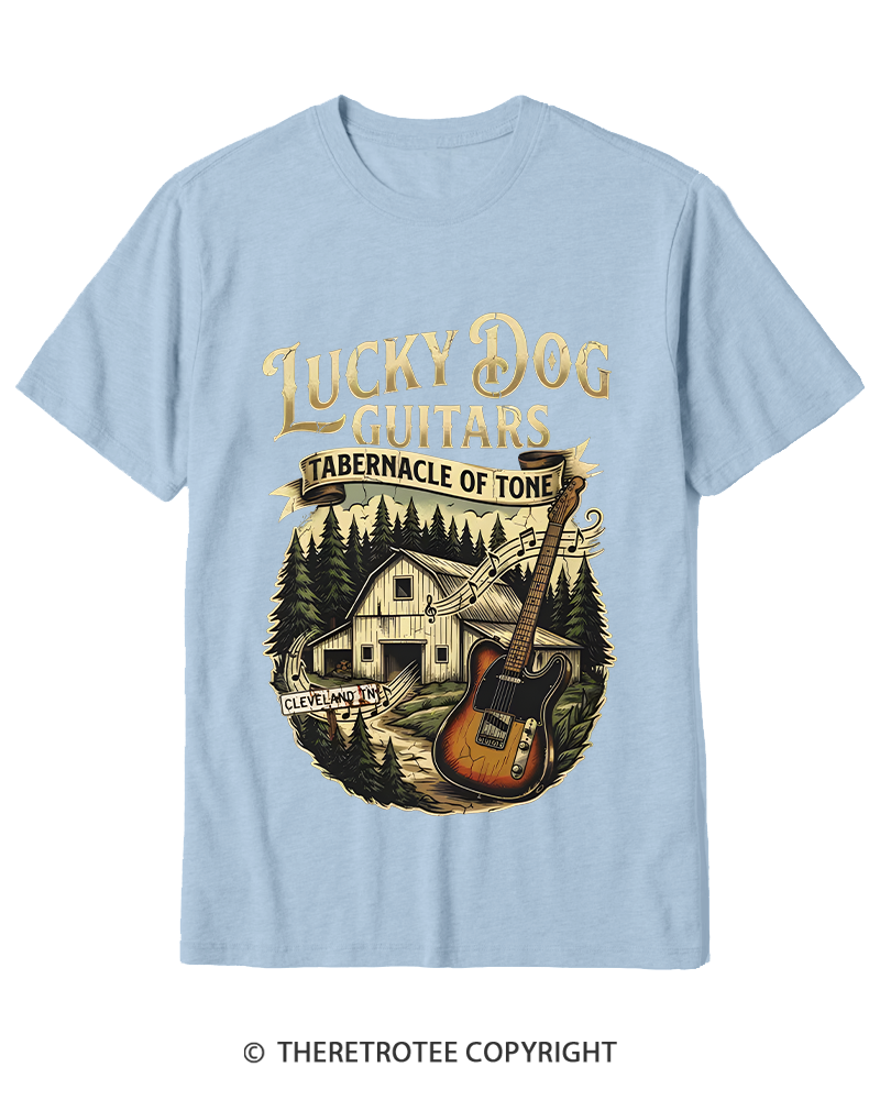 TheRetroTee Classic Guitars Cotton T-Shirt