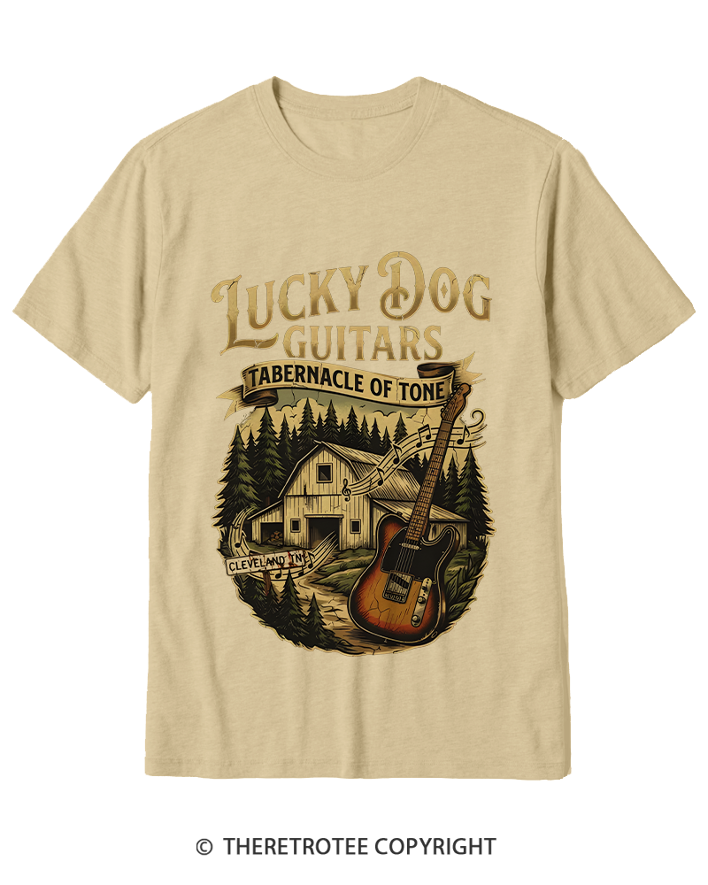 TheRetroTee Classic Guitars Cotton T-Shirt