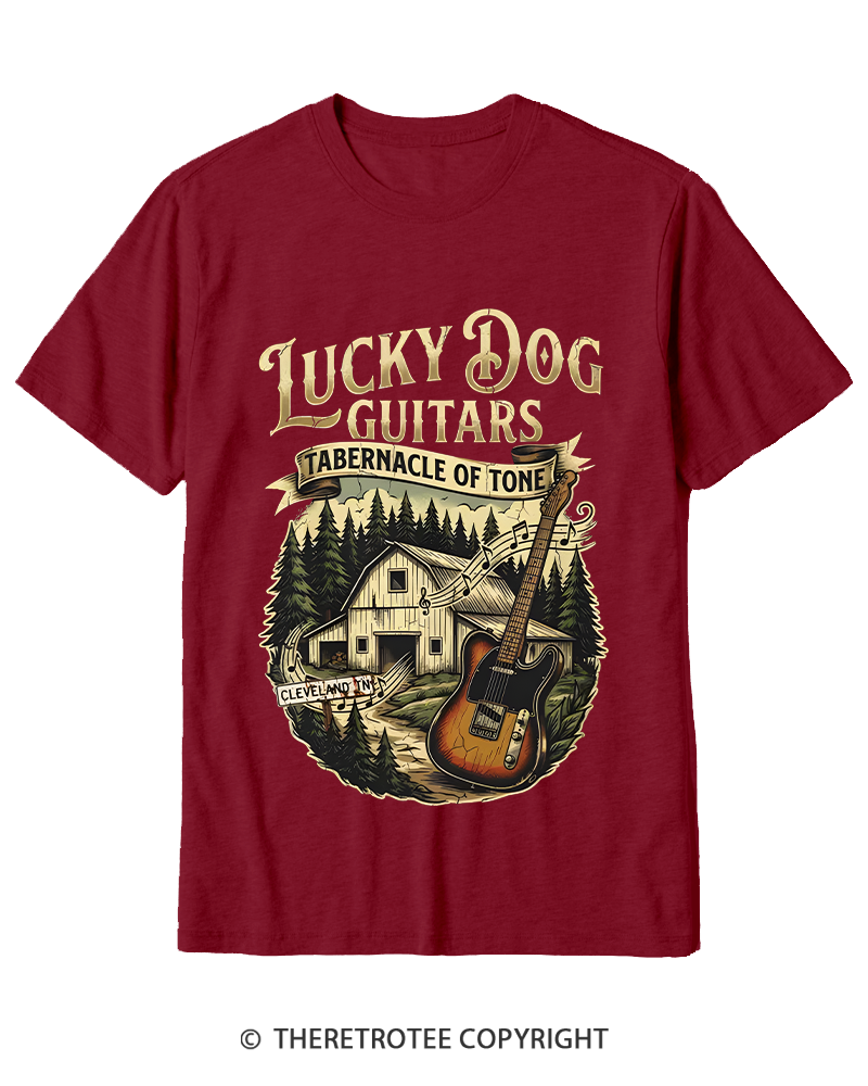 TheRetroTee Classic Guitars Cotton T-Shirt