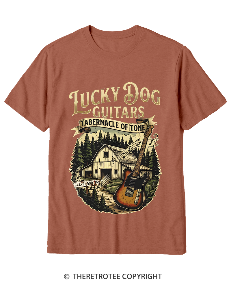 TheRetroTee Classic Guitars Cotton T-Shirt