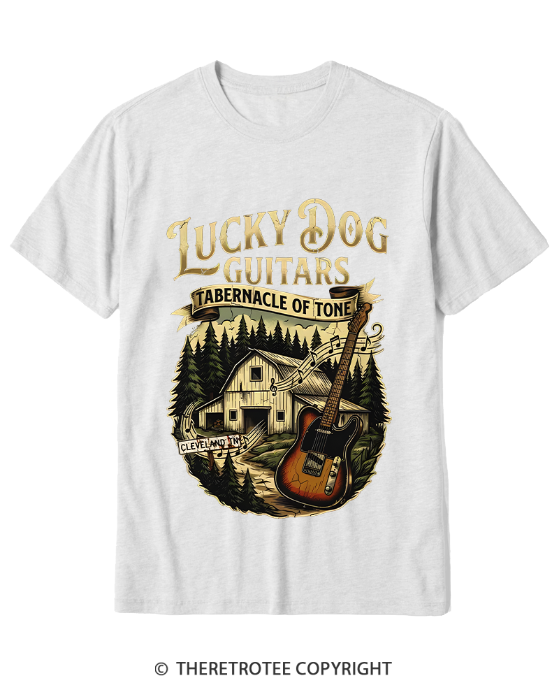 TheRetroTee Classic Guitars Cotton T-Shirt