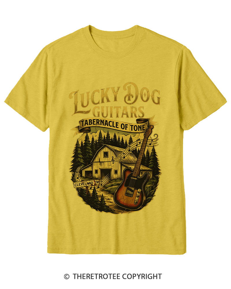TheRetroTee Classic Guitars Cotton T-Shirt