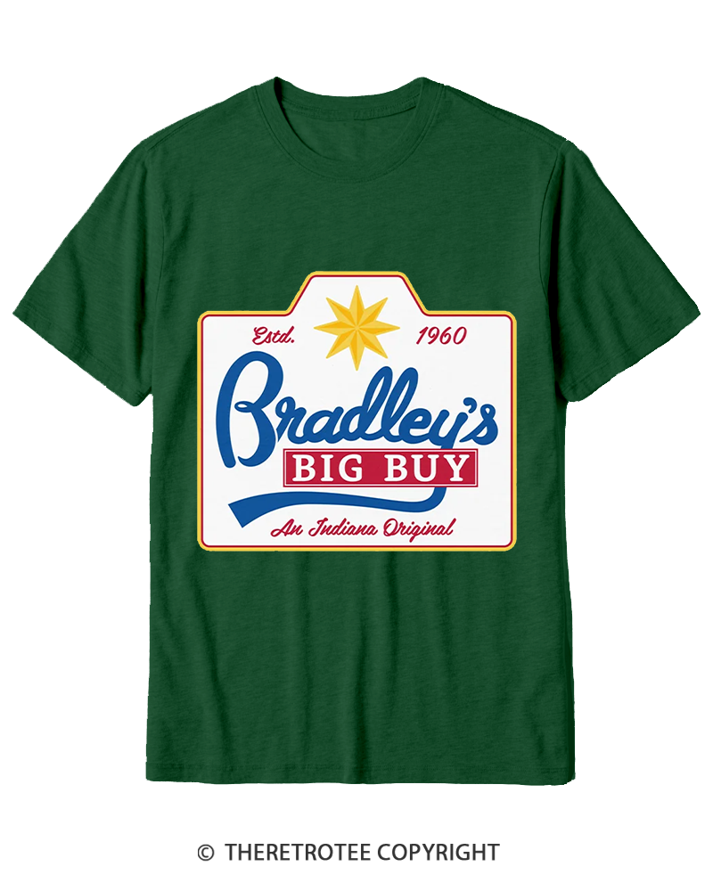 TheRetroTee Bradley's Big Buy 1980s Cotton T-Shirt