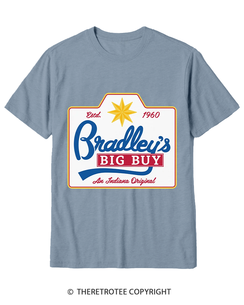 TheRetroTee Bradley's Big Buy 1980s Cotton T-Shirt