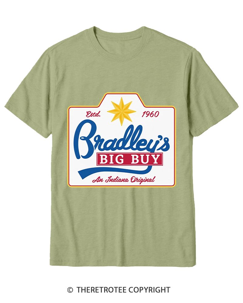 TheRetroTee Bradley's Big Buy 1980s Cotton T-Shirt