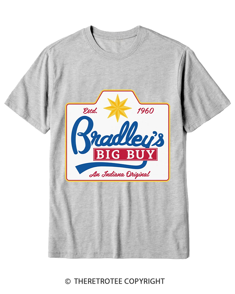 TheRetroTee Bradley's Big Buy 1980s Cotton T-Shirt