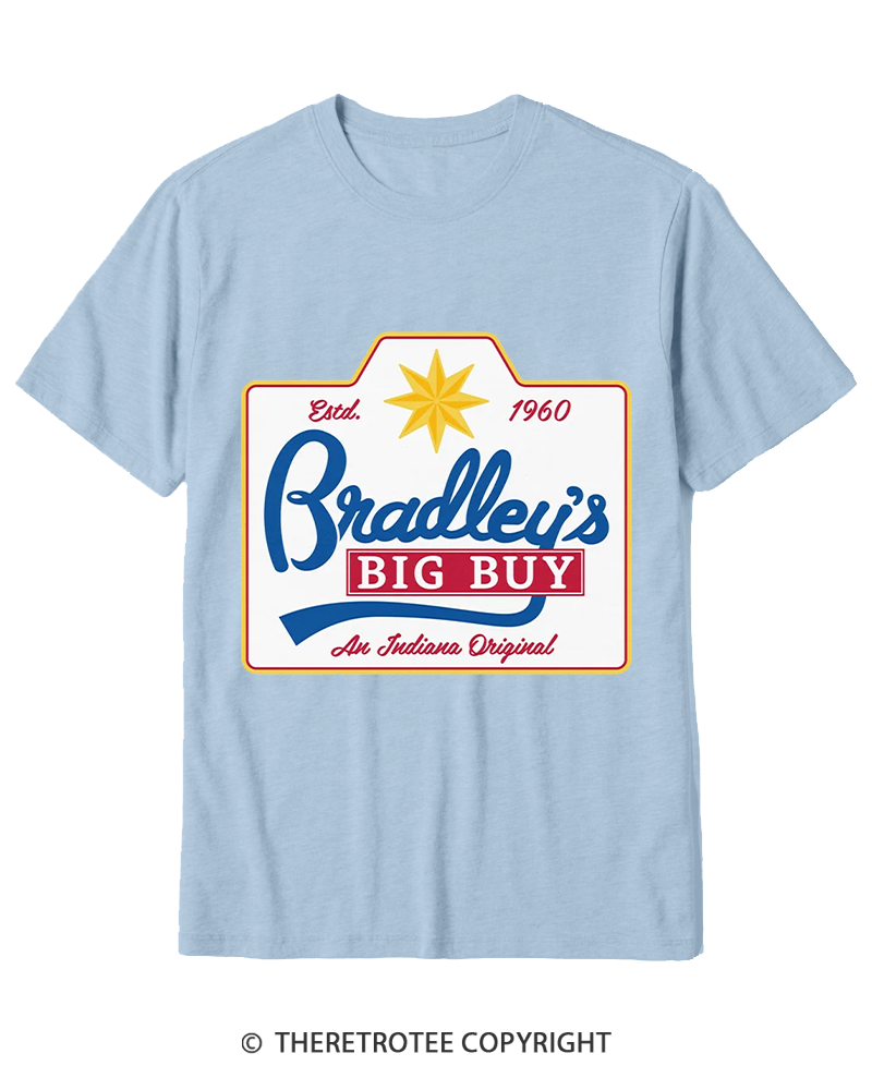 TheRetroTee Bradley's Big Buy 1980s Cotton T-Shirt