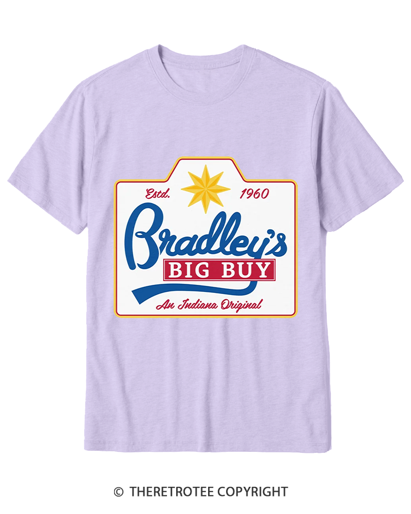 TheRetroTee Bradley's Big Buy 1980s Cotton T-Shirt