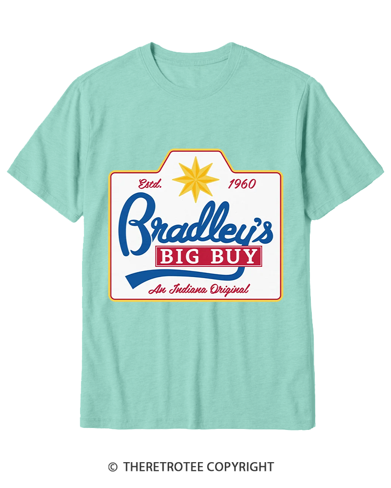 TheRetroTee Bradley's Big Buy 1980s Cotton T-Shirt