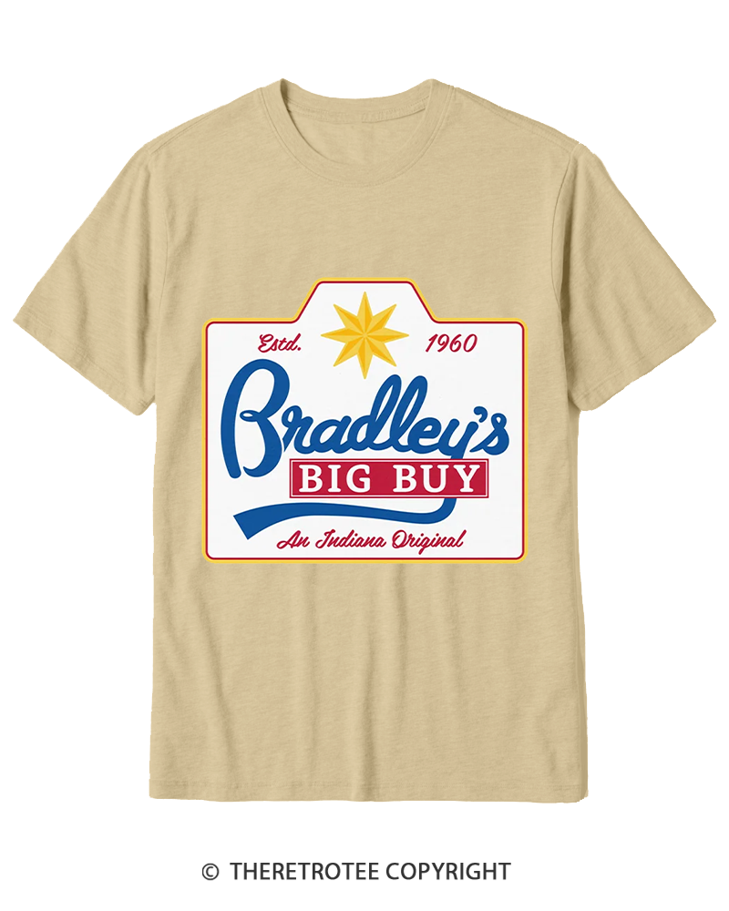 TheRetroTee Bradley's Big Buy 1980s Cotton T-Shirt