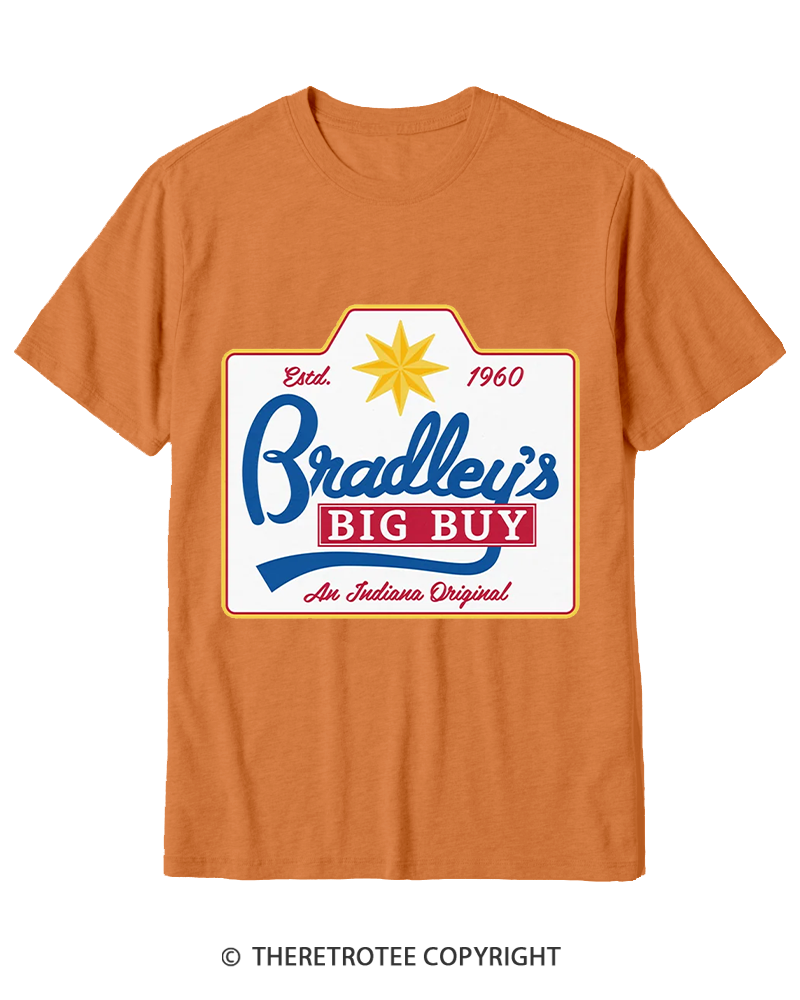 TheRetroTee Bradley's Big Buy 1980s Cotton T-Shirt