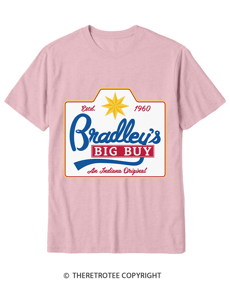 TheRetroTee Bradley's Big Buy 1980s Cotton T-Shirt