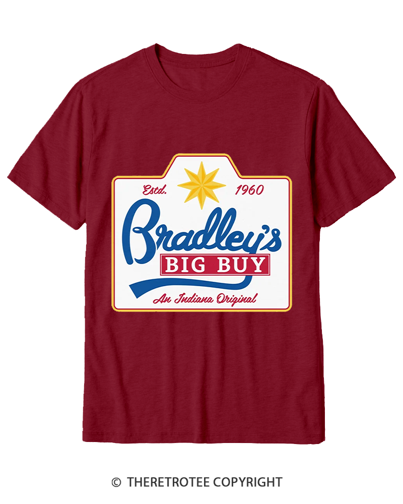 TheRetroTee Bradley's Big Buy 1980s Cotton T-Shirt