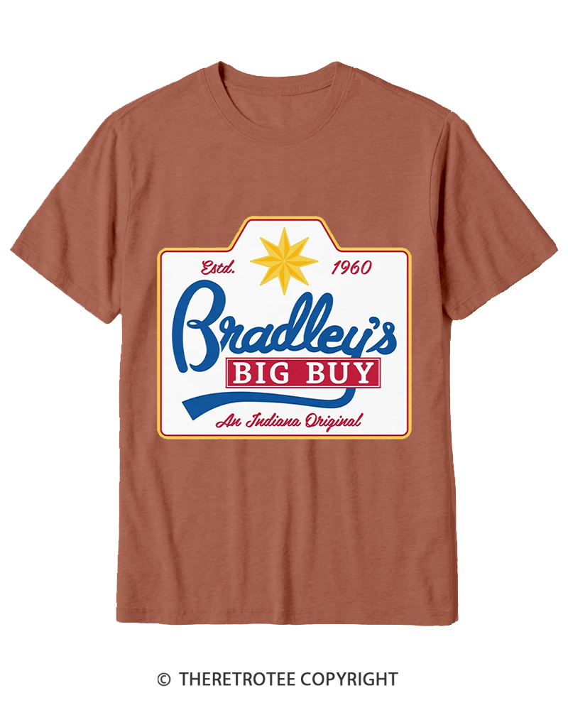 TheRetroTee Bradley's Big Buy 1980s Cotton T-Shirt