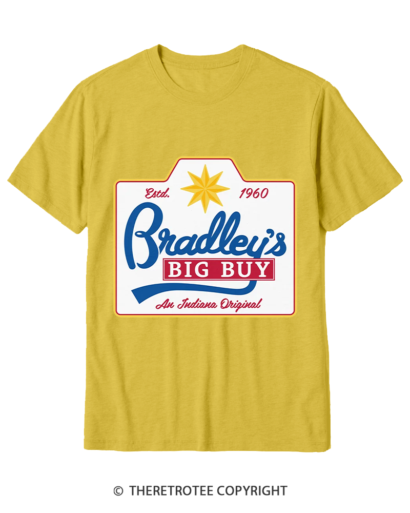 TheRetroTee Bradley's Big Buy 1980s Cotton T-Shirt