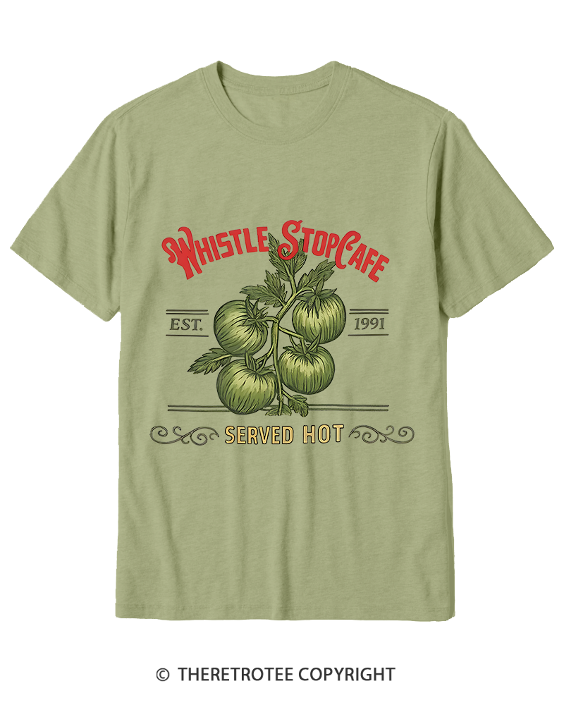TheRetroTee Whistle Stop Cafe 1990s Cotton T-Shirt