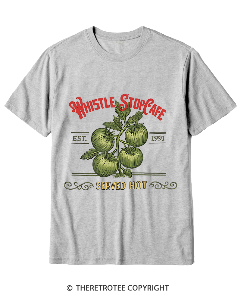 TheRetroTee Whistle Stop Cafe 1990s Cotton T-Shirt