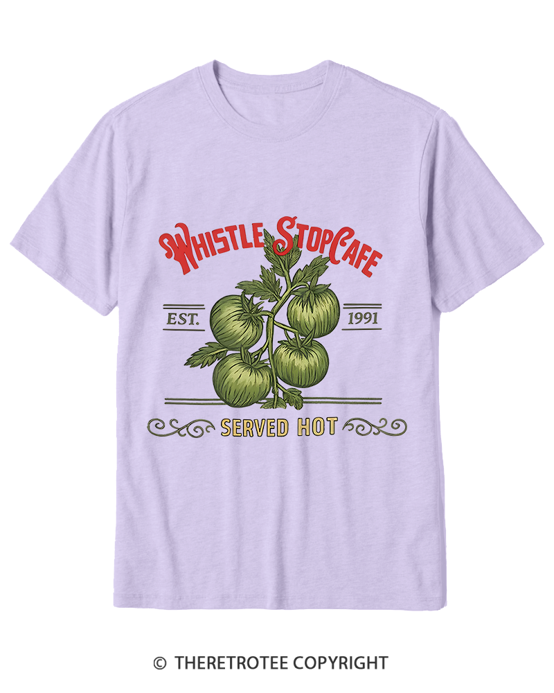 TheRetroTee Whistle Stop Cafe 1990s Cotton T-Shirt