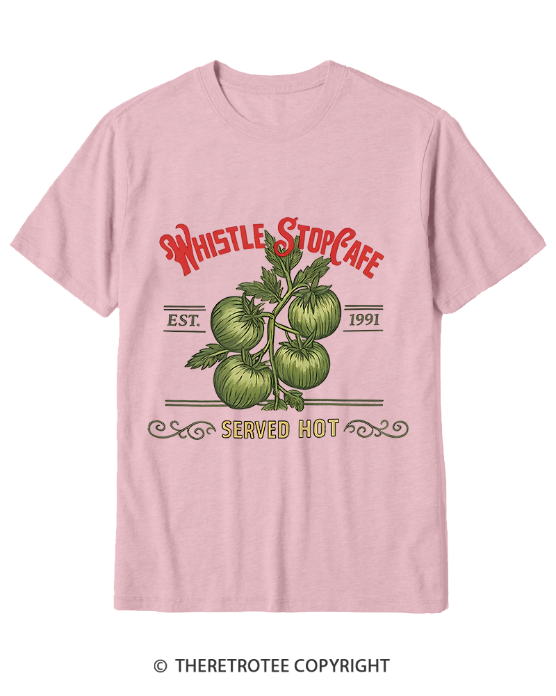 TheRetroTee Whistle Stop Cafe 1990s Cotton T-Shirt
