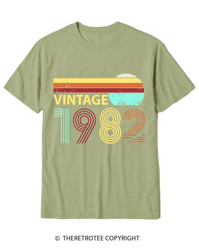 TheRetroTee 1982 Vintage Cotton T-Shirt