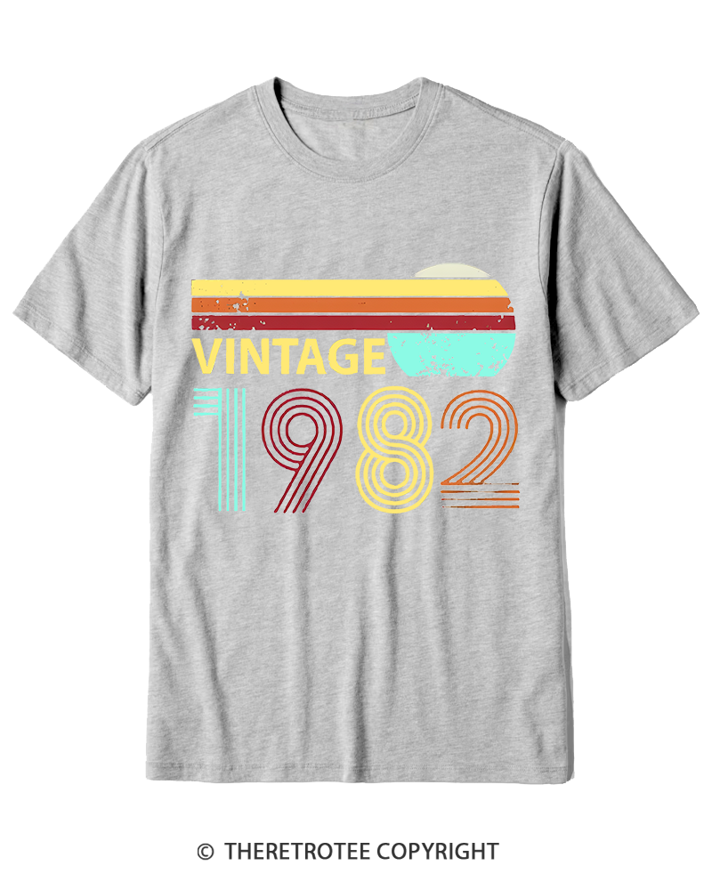 TheRetroTee 1982 Vintage Cotton T-Shirt