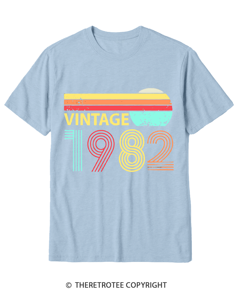 TheRetroTee 1982 Vintage Cotton T-Shirt