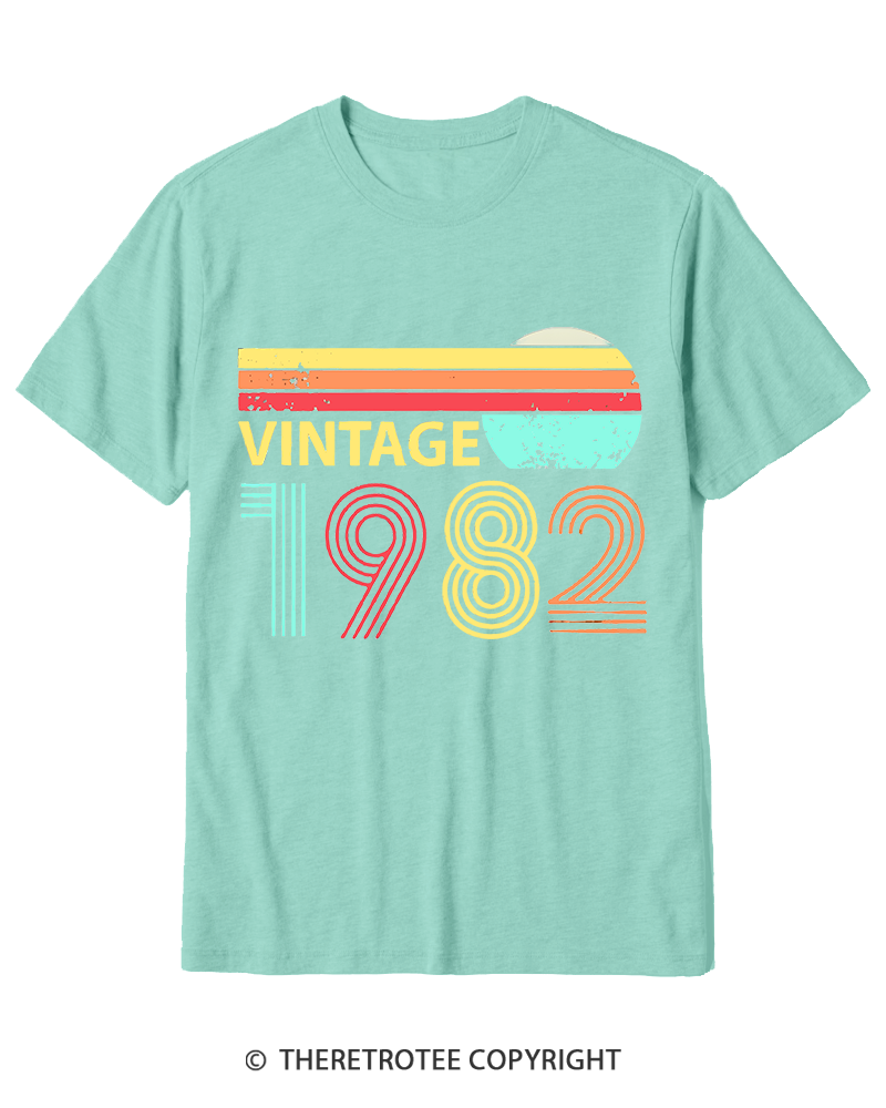 TheRetroTee 1982 Vintage Cotton T-Shirt