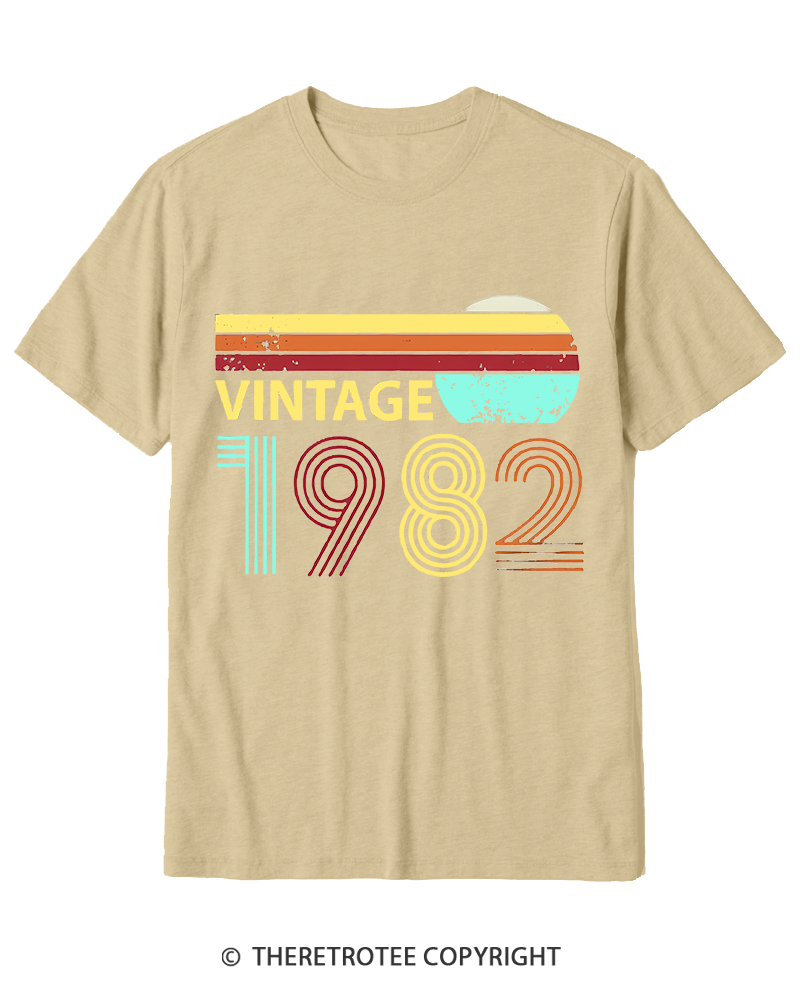 TheRetroTee 1982 Vintage Cotton T-Shirt
