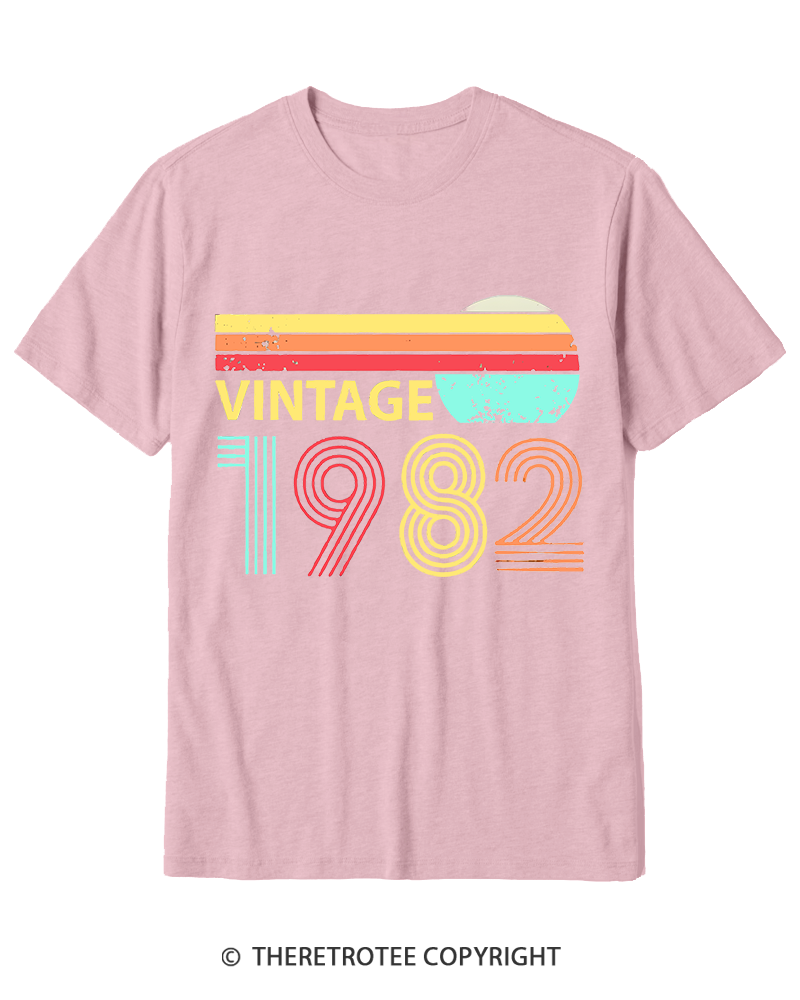 TheRetroTee 1982 Vintage Cotton T-Shirt