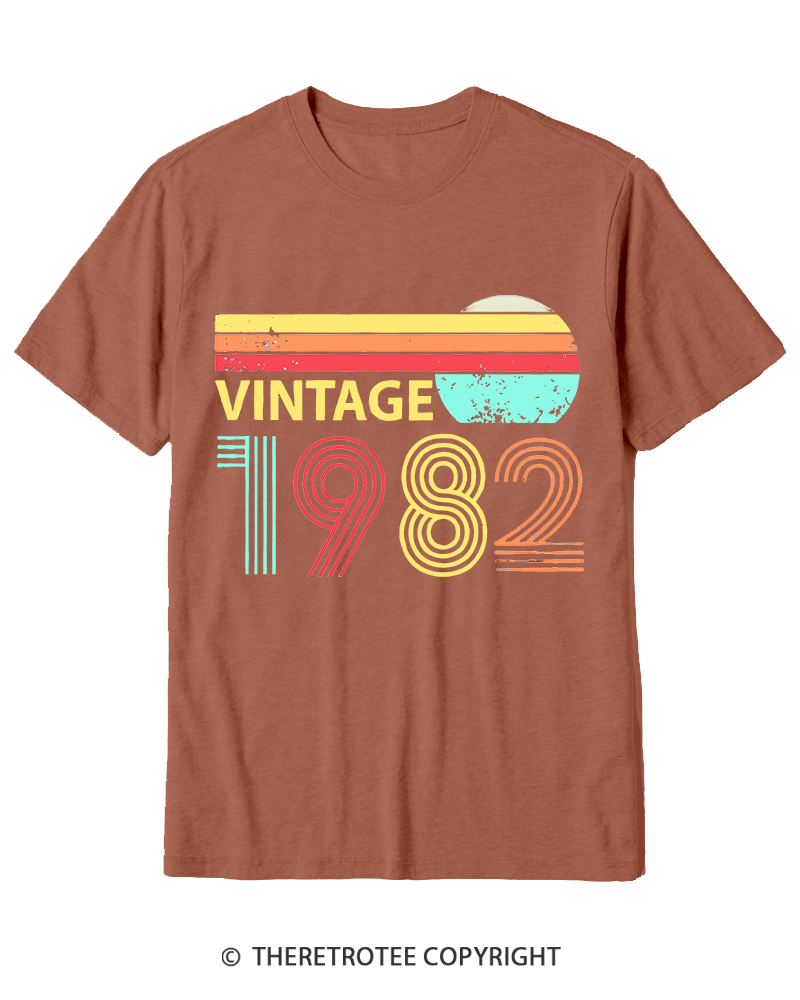 TheRetroTee 1982 Vintage Cotton T-Shirt