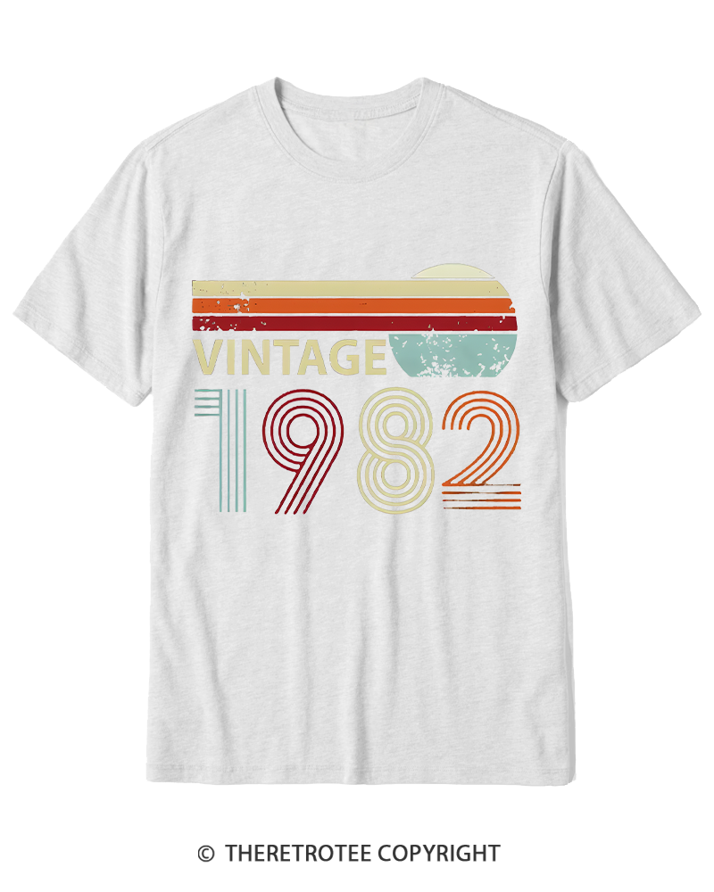 TheRetroTee 1982 Vintage Cotton T-Shirt