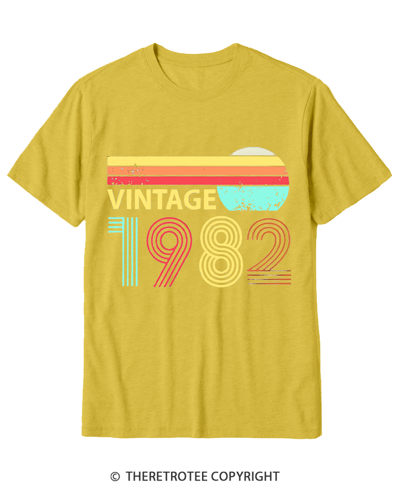 TheRetroTee 1982 Vintage Cotton T-Shirt
