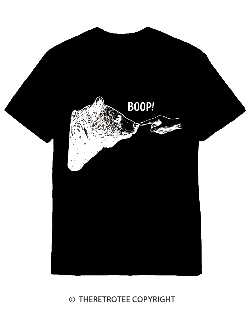 TheRetroTee Boop 1990s Cotton T-Shirt