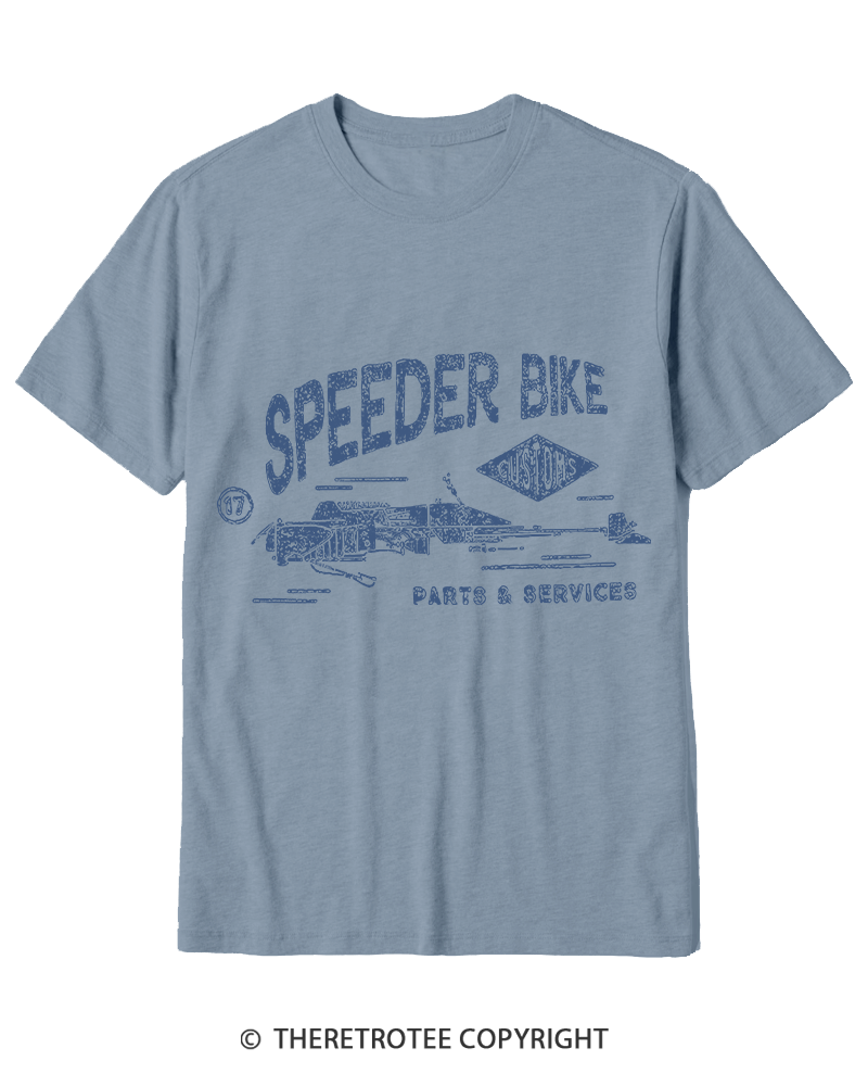 TheRetroTee Speeder Bike 1980s Cotton T-Shirt